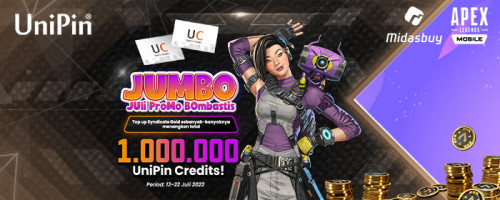 JUMBO! Top up Syndicate Gold di UniPin & Menangkan 1.000.000 UniPin Credits!